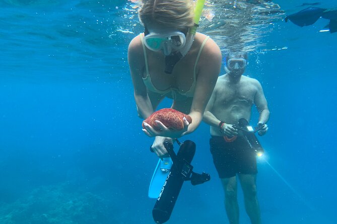 E-Scooter Snorkel With Photo and Video At Turtle Town - How the Sea Scooter Changes Turtle Town Snorkeling
