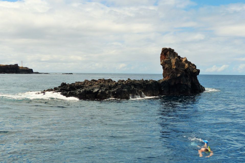 From Ma'alaea: AM Turtle Town Snorkel Aboard Quicksilver - The Boat’s Fun Factor: Waterslide + Jumping Platform