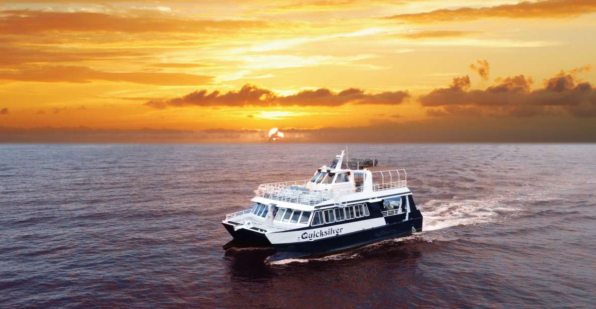From Ma'alaea: Sunset Dinner Cruise Aboard the Quicksilver - Ma’alaea sunset, from the Quicksilver double-deck