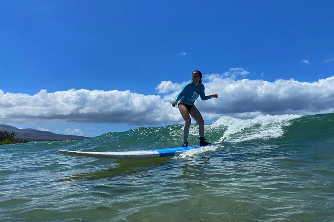 Group Surf Lesson at Kalama Beach in Kihei - The 2-Hour Flow: From Land Basics to Your First Clean Stand