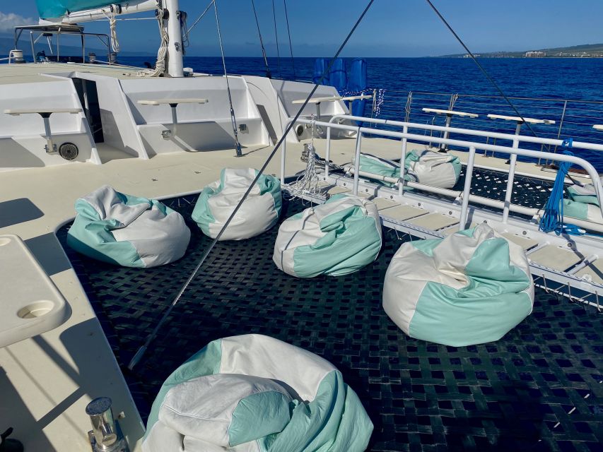 Kaanapali: Sunset Dinner Catamaran Cruise With Drinks - Open Bar Plus Chef Jai Dinner: How the 150 Minutes Play Out