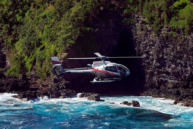 Luxury Helicopter Experience with Hana Rainforest Landing - From the Road to Hana to Jurassic Rock: the aerial movie-credit moment