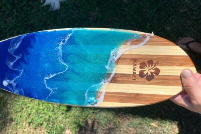 Make your own Maui Souvenir/Ocean resin class - Step by Step: How the Resin Ocean Class Usually Runs