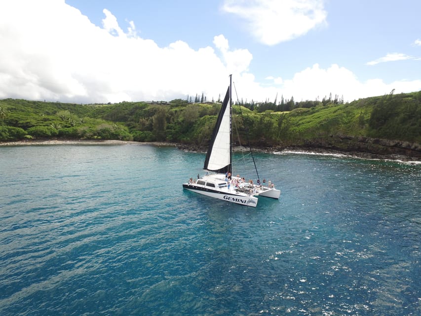 Maui: 2 Hour Sunset Dinner Sail with Open Bar and Appetizers - The Gemini catamaran experience: seating, shade, and that barefoot moment
