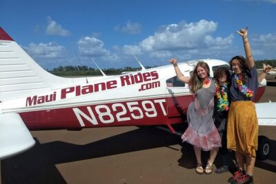 Maui Circle Island-PRIVATE-Air Tour for 2-5: Waterfalls & Lava! - Maui Plane Rides in Kahului: your launch point