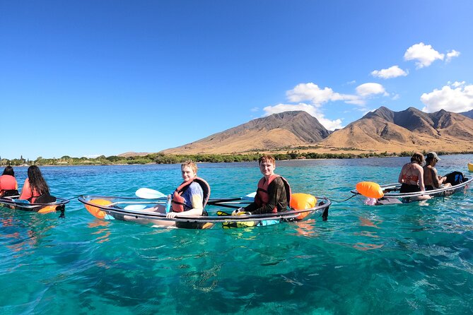 Maui Clear Kayak and Snorkel Tour: Swim with turtles (Makena) - Clear-bottom kayaking: what it’s really like on the water