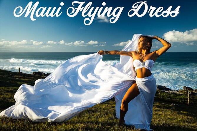 Maui Flying Dress Photoshoot Experience - Why a Maui Flying Dress shoot in Wailea feels so special at sunset
