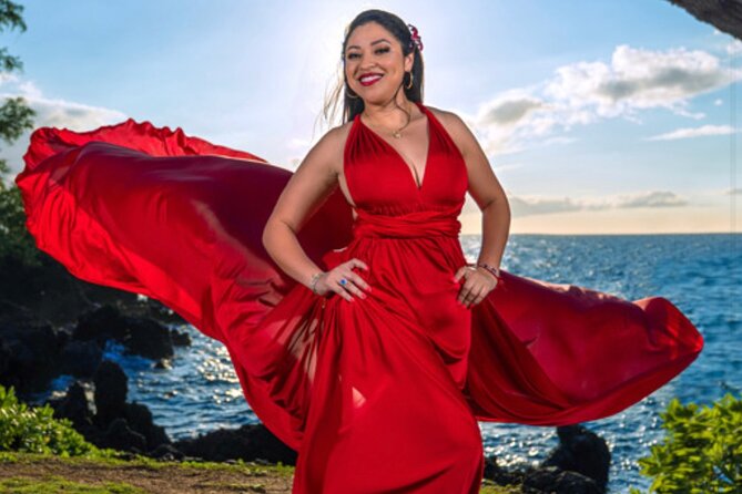 Maui Flying Dress Photoshoot Experience - Upgrade option: adding a Hana-style luxe adventure