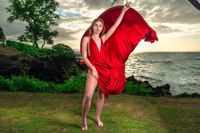 Maui Flying Dress Photoshoot Experience - Practical expectations: communication, comfort, and how to get the most out of it