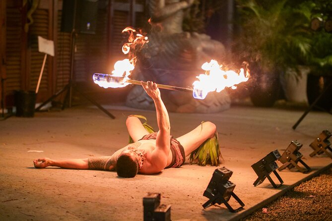 Maui Hula Show: Hula and Fire Dancing at South Maui Gardens - Fire dancing and the knife dance finale: the part you came for