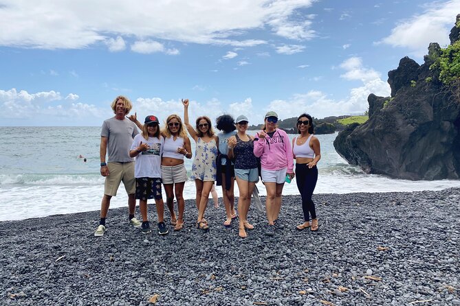 Maui: Road to Hana Adventure with Farm to Table Lunch - Wai‘anapanapa State Park and black sand: the payoff stop