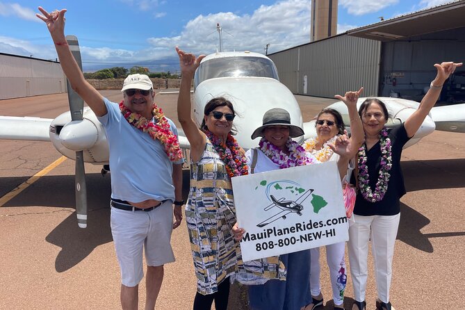 Maui Whale Watching -PRIVATE- Air Tour: (2-5 People): SEE WHALES! - Molokini Crater: The Aquamarine Marker