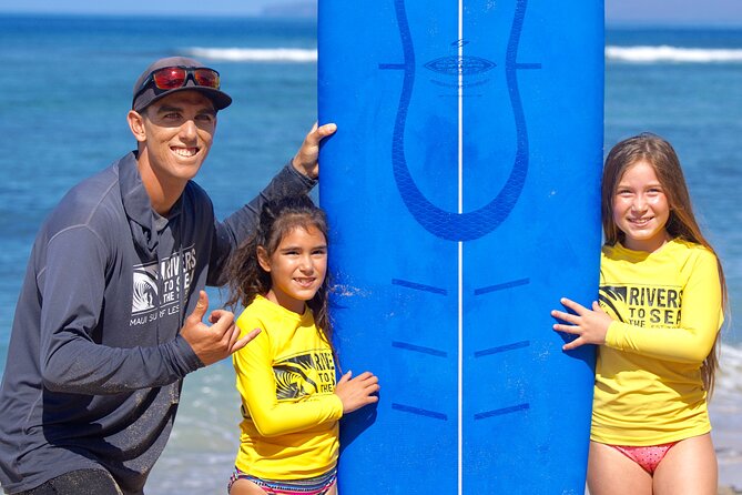 Private Surf Lesson for Two Near Lahaina - Getting Started at Rivers to the Sea (and how to plan the meetup)