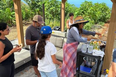 Regenerative Mango and Tropical Fruit Tour in West Maui - The walking route: fruit rows plus real photo moments