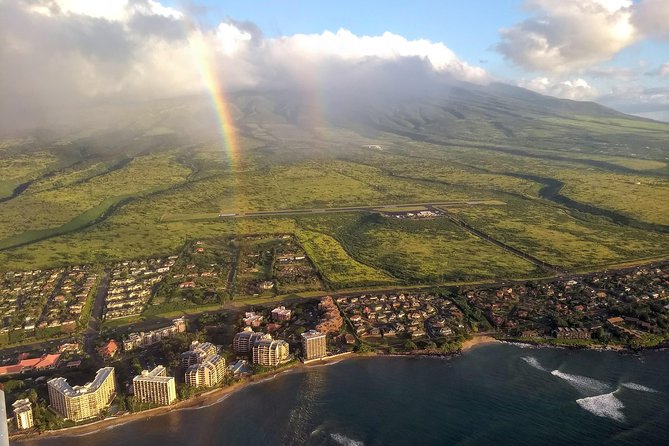 Romantic Sunset Champagne -Private- Maui Air Tour: Intimate & Spectacular! - Entering the sky at Maui Plane Rides