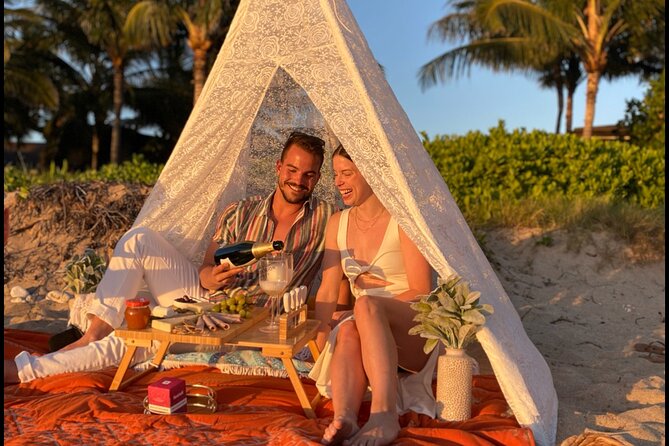 Romantic Sunset Picnic at Pristine Beach with Photo & Video - Why This Maui Sunset Works So Well for Couples