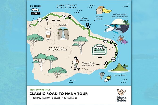 Shaka Guide Maui "Classic" Road to Hana Audio Driving Tour - Price and Value: $19.99 for Up to 15 People