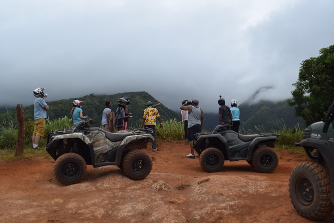 West Maui Mountains ATV Adventure - The First Phase Up: Valley Views and Seasonal Waterfalls